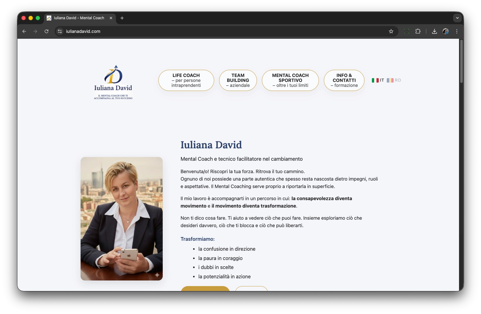 Iuliana David - Mental Coach